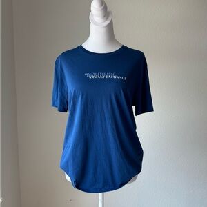 Armani Exchange Navy Tee